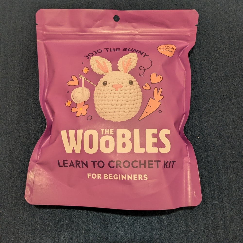 The Woobles Crochet Kit - Jojo the Bunny